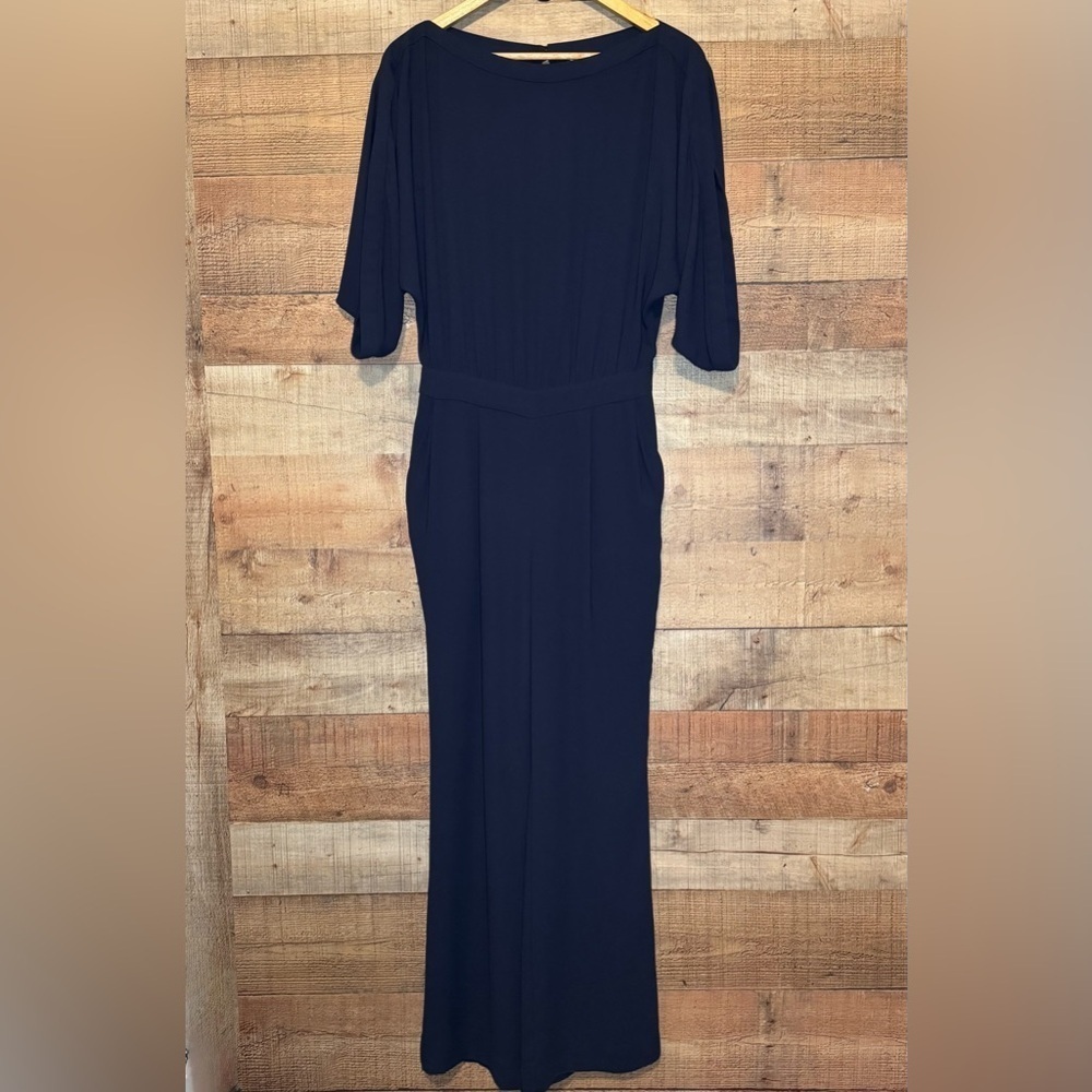 Diane Von Furstenberg Dezi Jumpsuit Cobalt Blue One Piece Size 4 - Picture 2 of 14